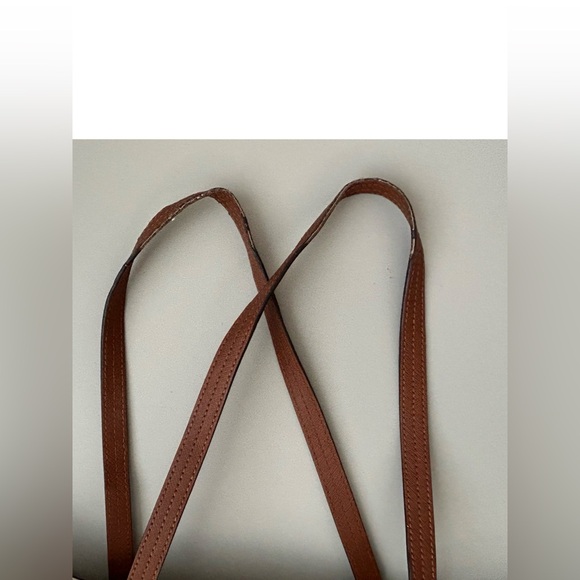 Calvin Klein Tan/White/Brown with gold Hardware Shoulder Bag - Picture 3 of 11